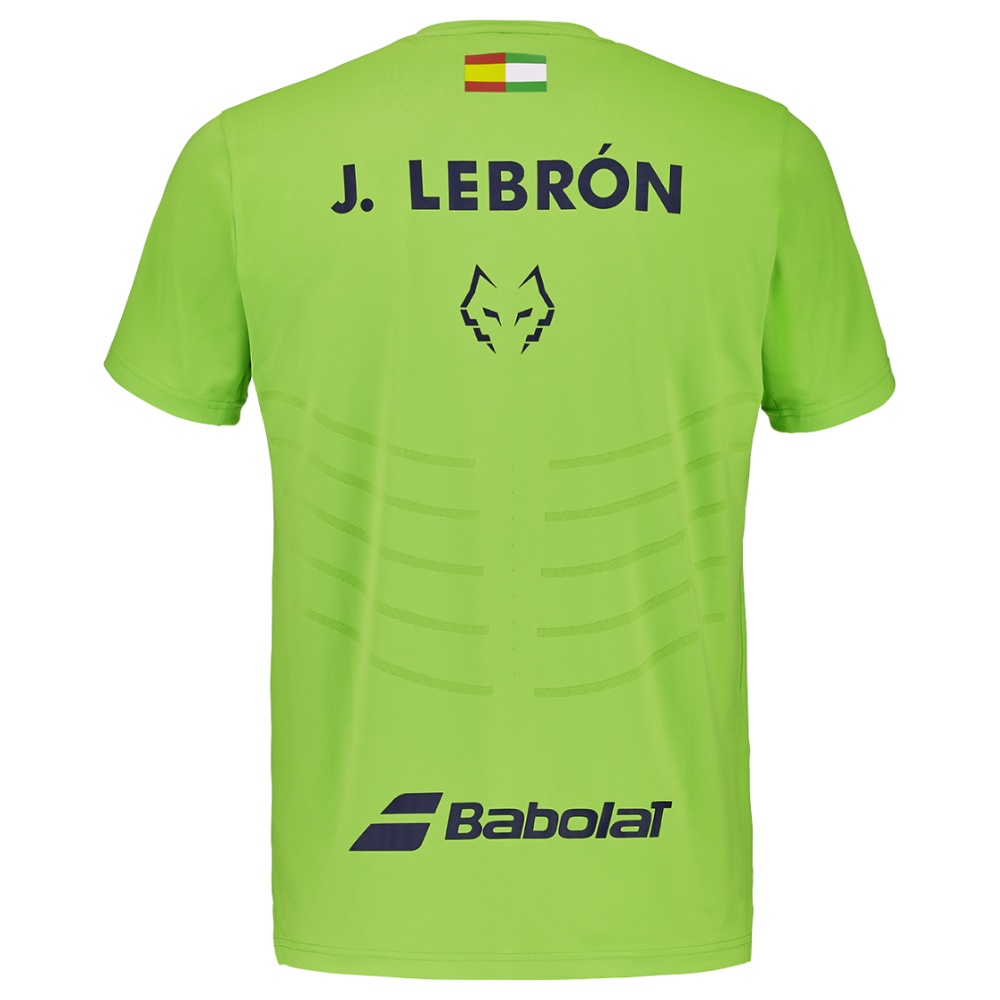 T-shirt Babolat Replica Crew Neck Tee Lebron Vert
