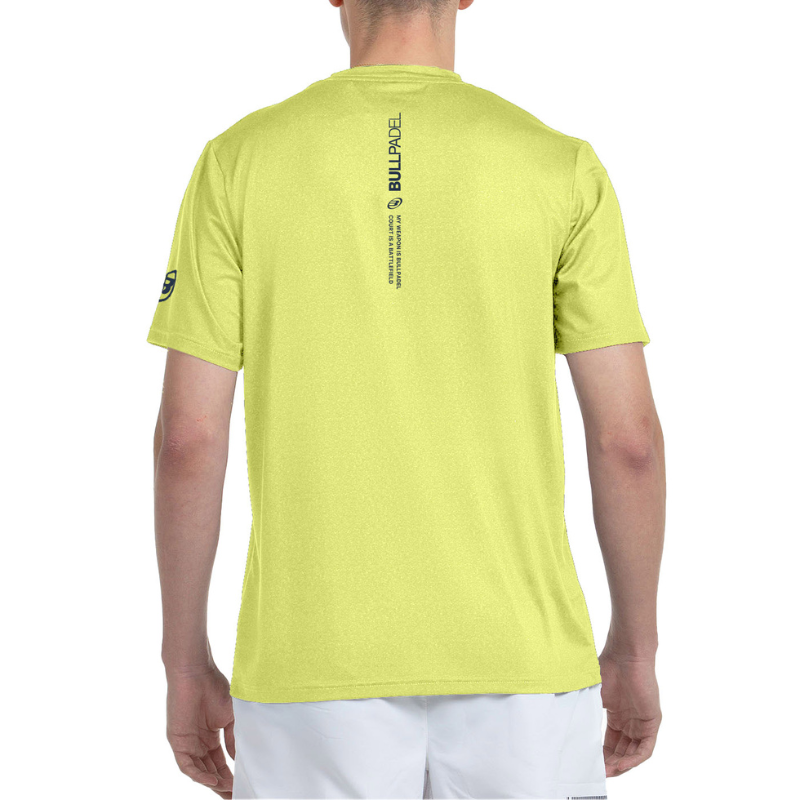 T-shirt Bullpadel Bebas Jaune