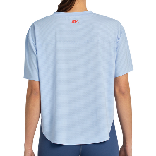 T-shirt Bullpadel Belvis Bleu Femme