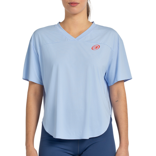 T-shirt Bullpadel Belvis Bleu Femme