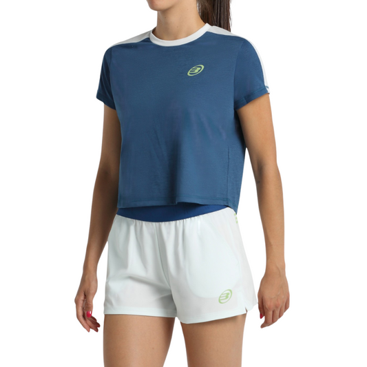 T-shirt Bullpadel Bilma Bleu Marine Femme
