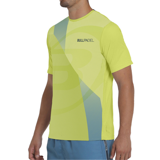 T-shirt Bullpadel Brumo Jaune
