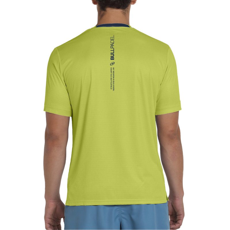 T-shirt Bullpadel Brumo Jaune