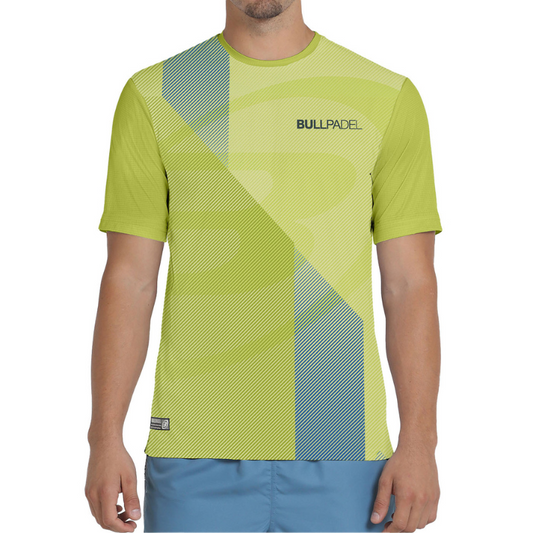 T-shirt Bullpadel Brumo Jaune