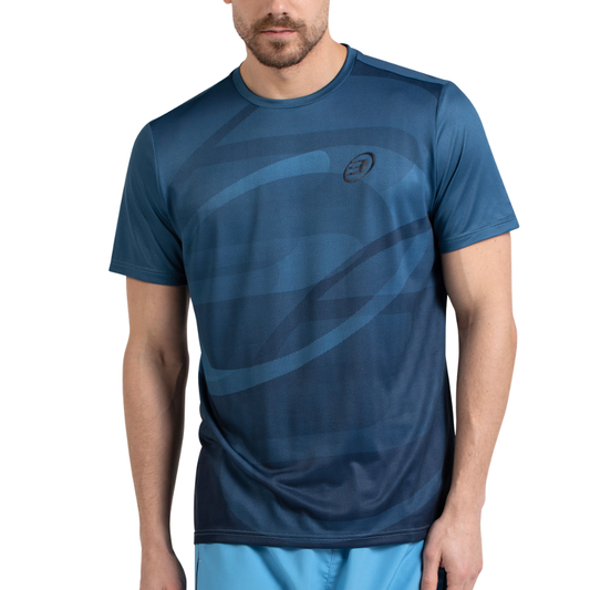 T-shirt Bullpadel Cayon Bleu