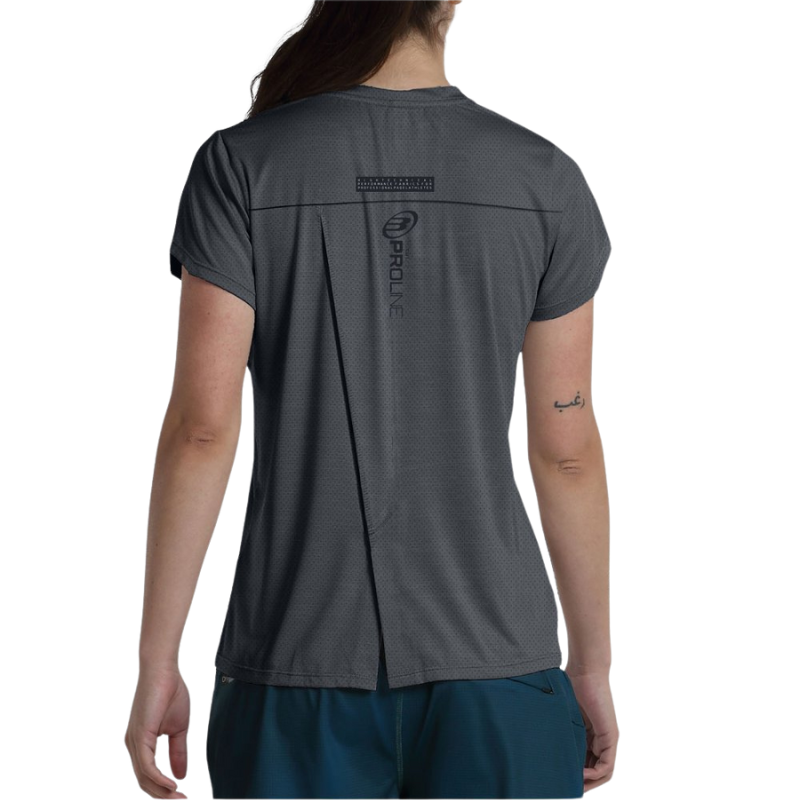 T-shirt Bullpadel Larda Noir Femme