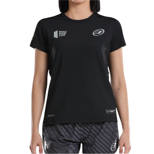 T-shirt Bullpadel Llama Noir Femme