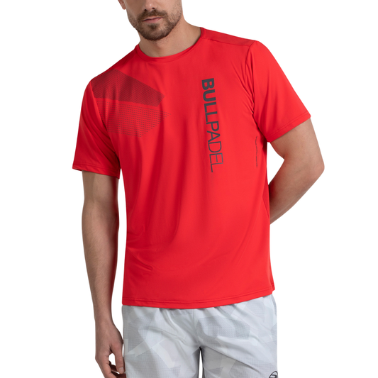 T-shirt Bullpadel Mistel Rouge