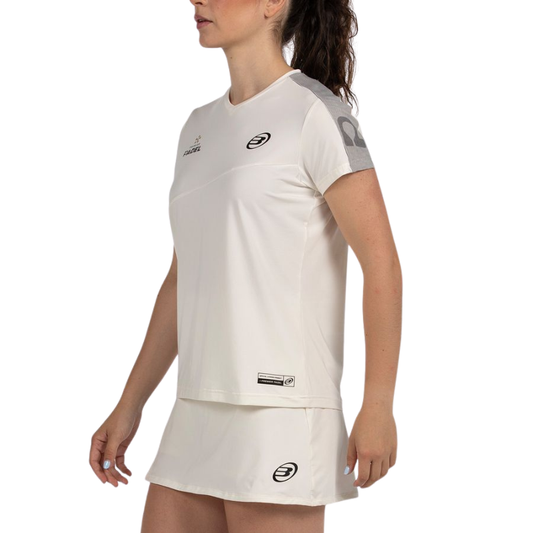 T-shirt Bullpadel Pampan Blanc Femme