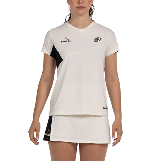 T-shirt Bullpadel Pampan Blanc Femme