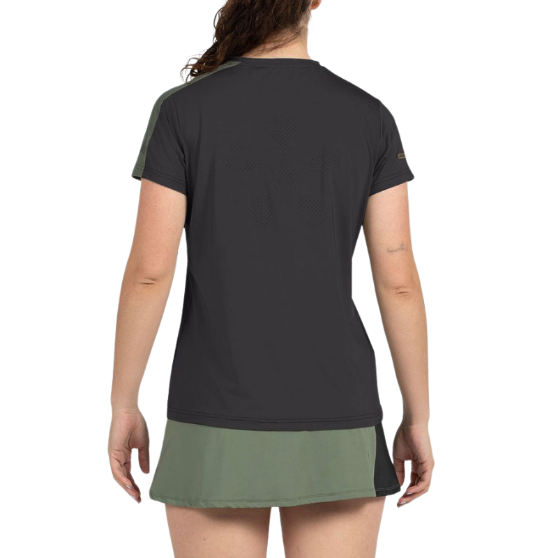 T-shirt Bullpadel Pampan Noir Femme