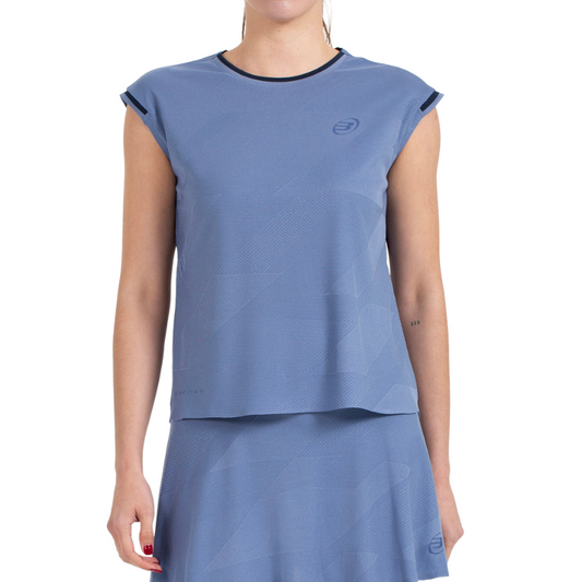 T-shirt Bullpadel Pinatar Bleu Femme