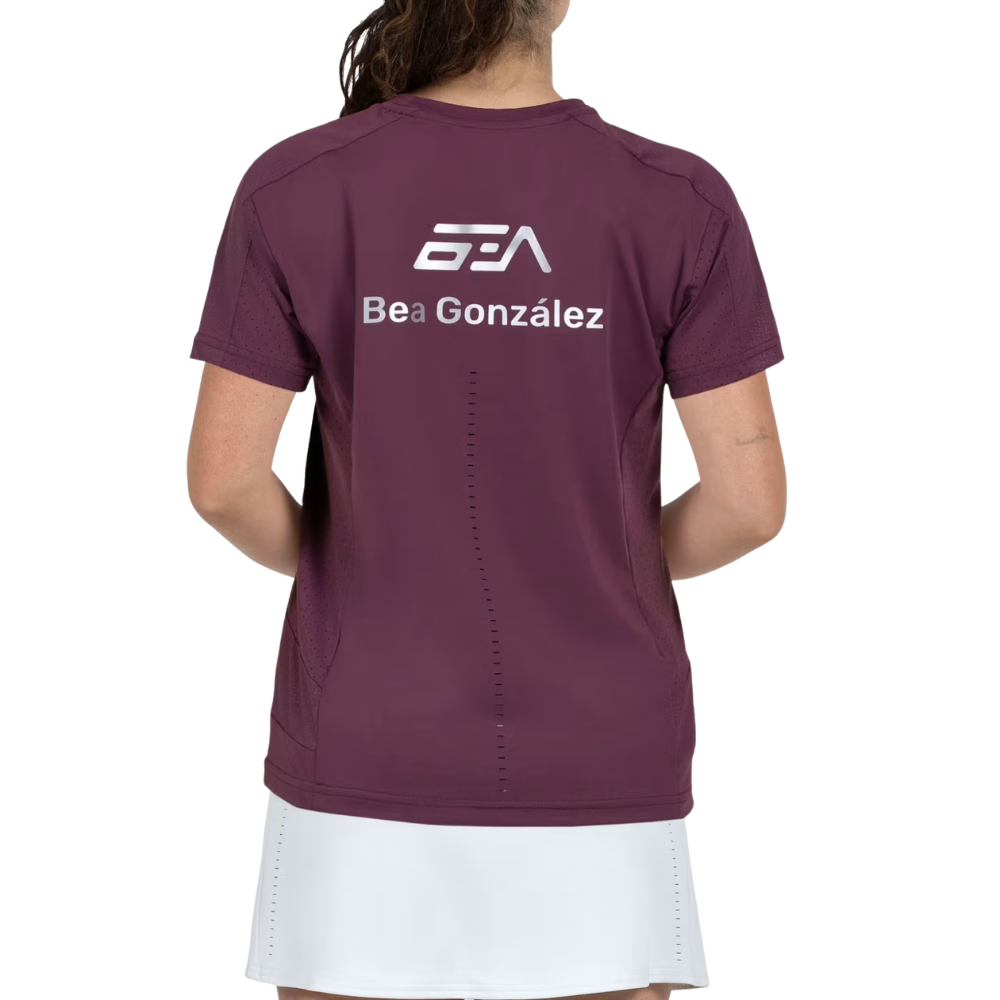 T-shirt Bullpadel Replica Bea 26I Bordeaux Femme - Esprit Padel Shop