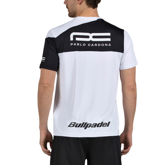 T-shirt Bullpadel Replica Cardona 26V Blanc
