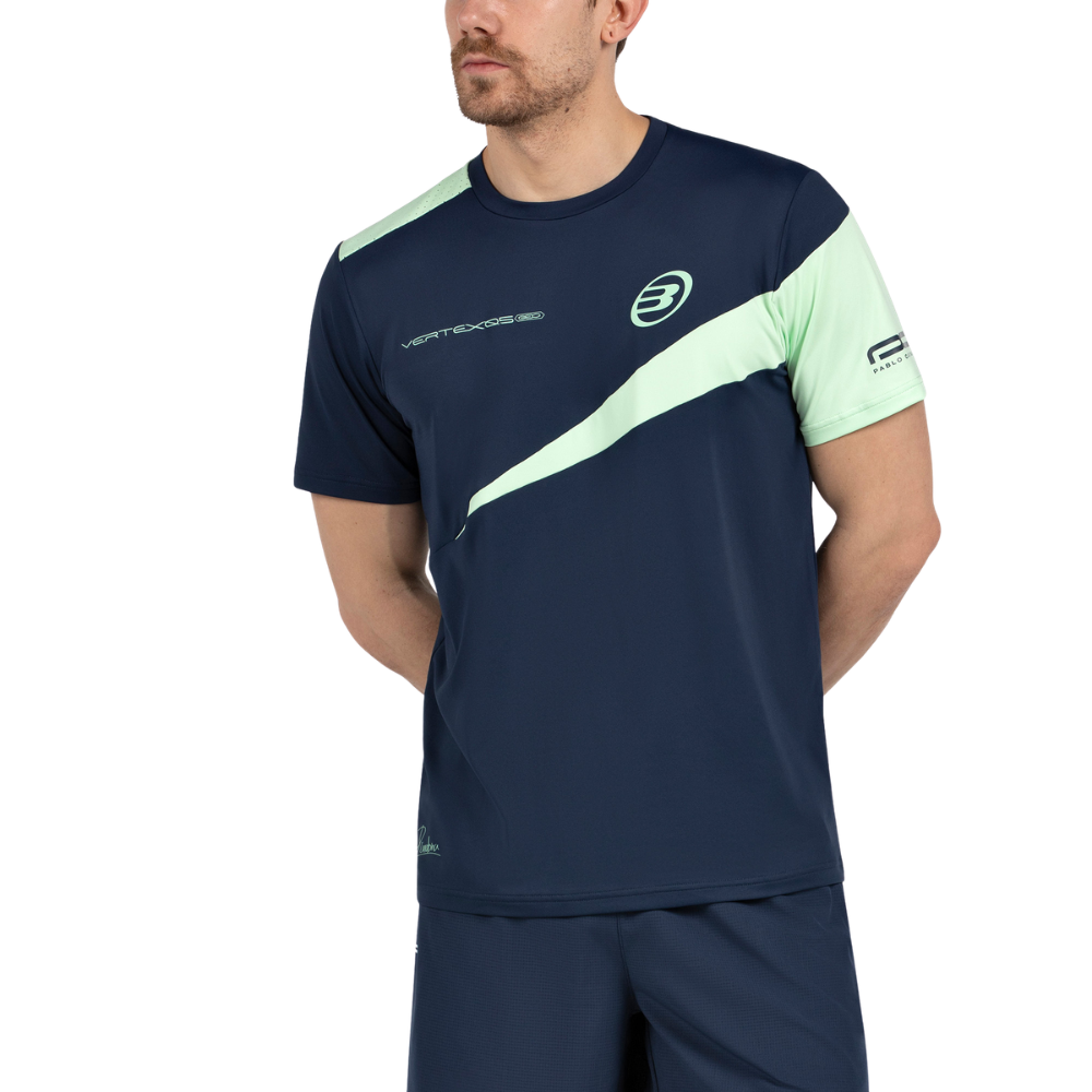 T-shirt Bullpadel Replica Cardona 26V Bleu Marine