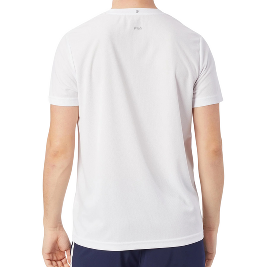T-shirt Fila Logo Blanc