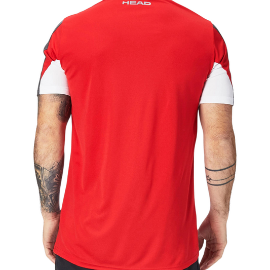 T-shirt Head Club 22 Tech Rouge