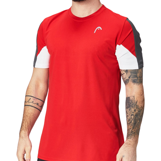 T-shirt Head Club 22 Tech Rouge