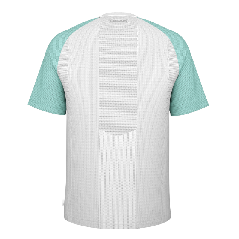 T-shirt Head Performance Blanc/Bleu
