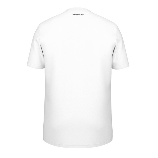 T-shirt Head Rainbow Blanc