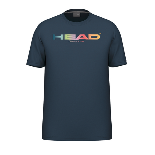 T-shirt Head Rainbow Bleu Marine