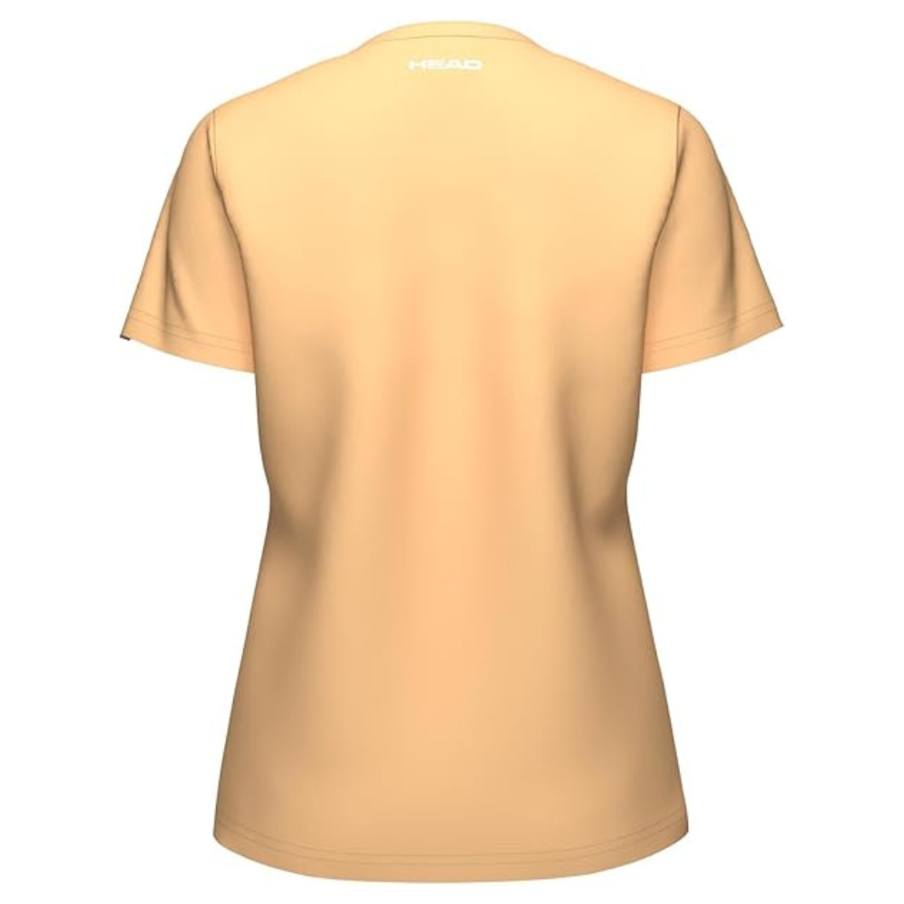 T-shirt Head Rainbow Orange Clair Femme
