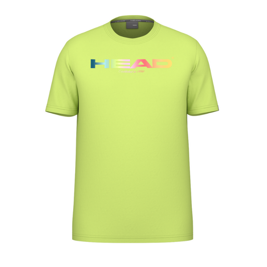 T-shirt Head Rainbow Vert Clair