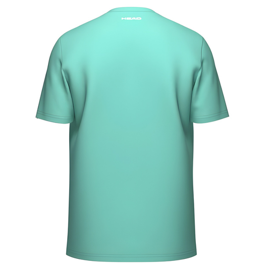 T-shirt Head Rainbow Vert