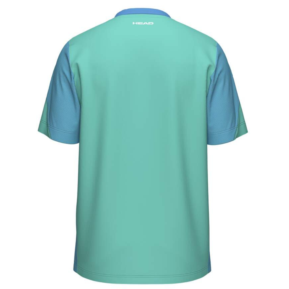 T-shirt Head Slice Vert/Bleu