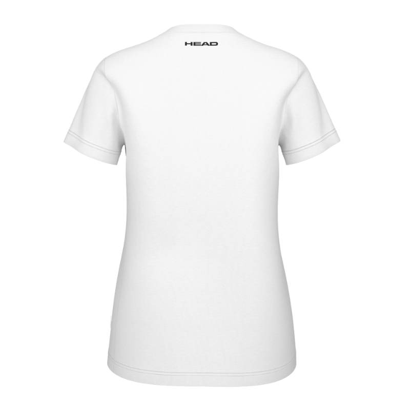 T-shirt Head Tie-Break Blanc/Rose Femme