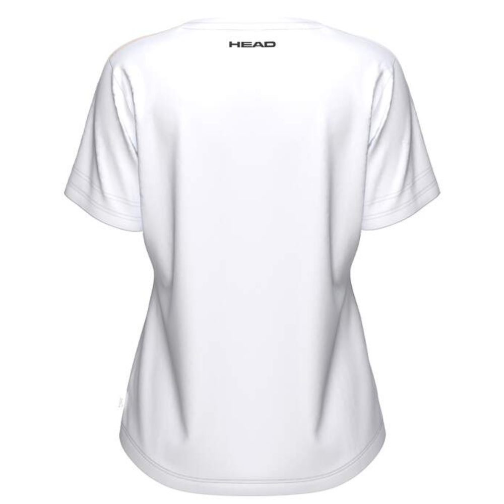 T-shirt Head Tie-Break ll Blanc/Bleu Femme