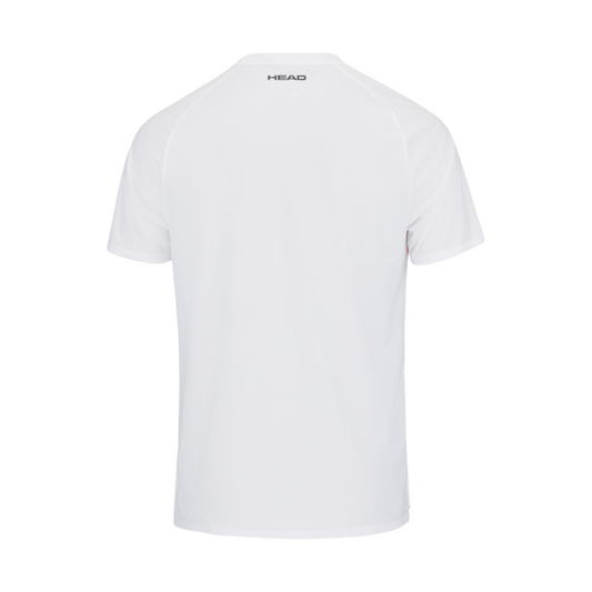 T-shirt Head Topspin Blanc/Orange