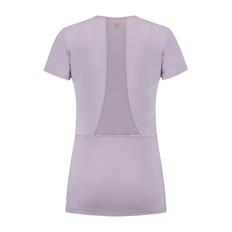 T-shirt K-Swiss Hypercourt Advantage Tee Violet Femme