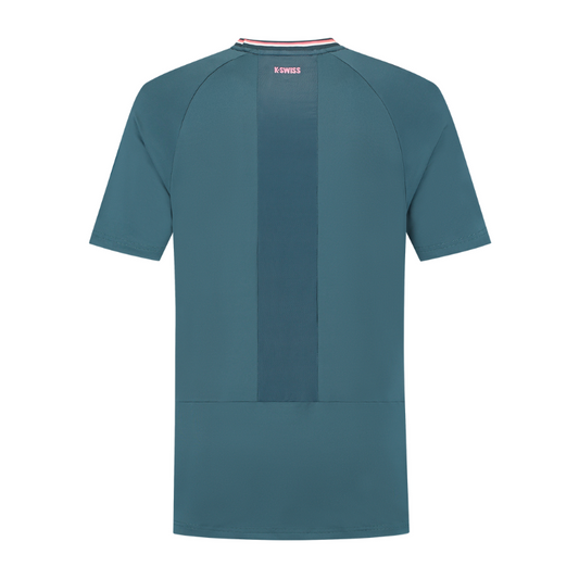 T-shirt K-Swiss Hypercourt Mesh Crew Vert