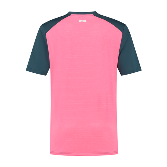 T-shirt K-Swiss Hypercourt Mix Crew Vert