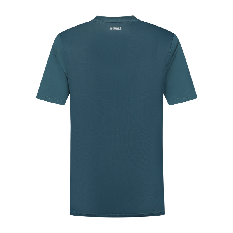 T-shirt K-Swiss Hypercourt Print Crew Vert