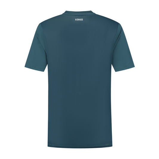 T-shirt K-Swiss Hypercourt Print Crew Vert