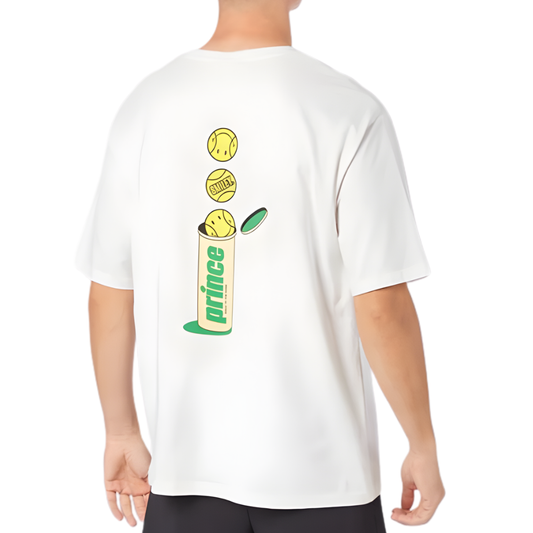 T-shirt Prince X Smiley Balls Can Blanc