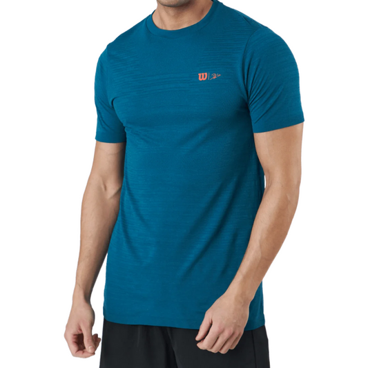 T-shirt Wilson Bela Seamless Crew III Bleu