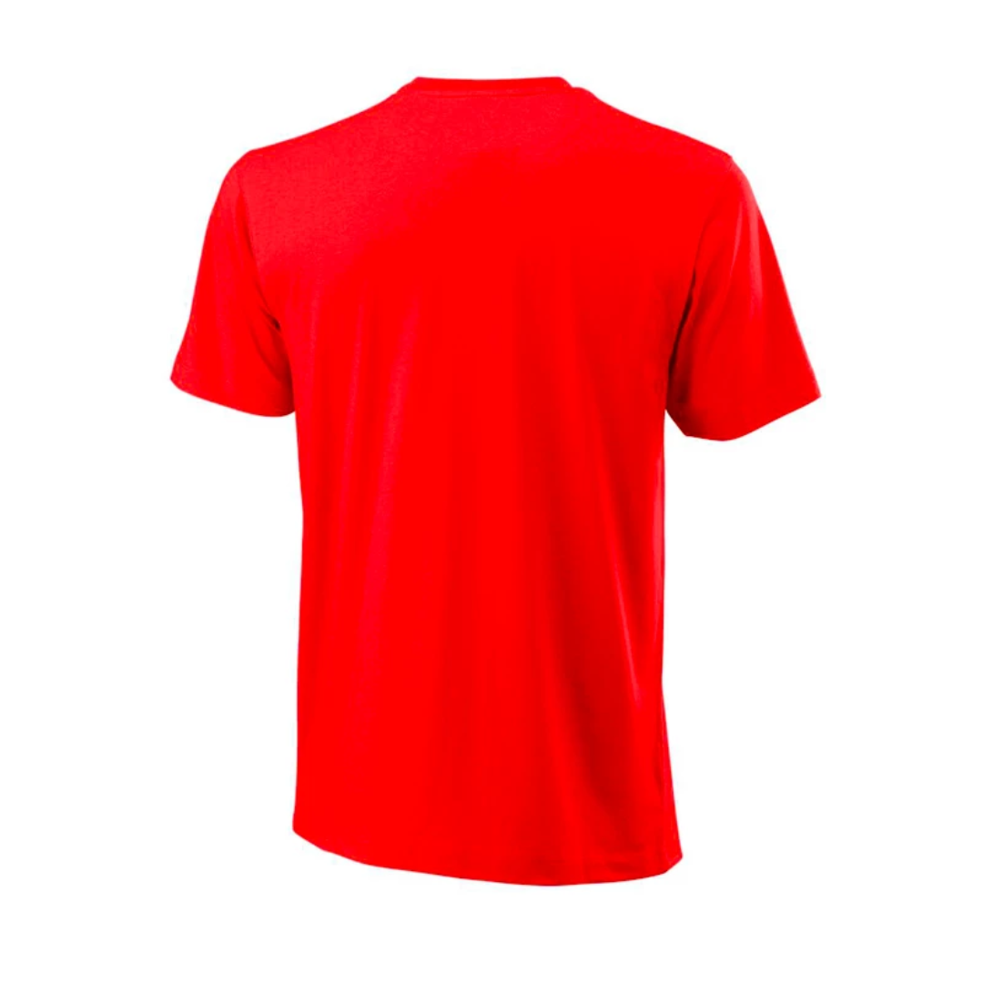 T-shirt Wilson Geo Play Tech Tee Rouge