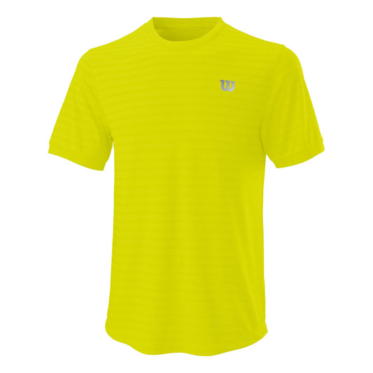 T-shirt Wilson Stripe Crew Jaune