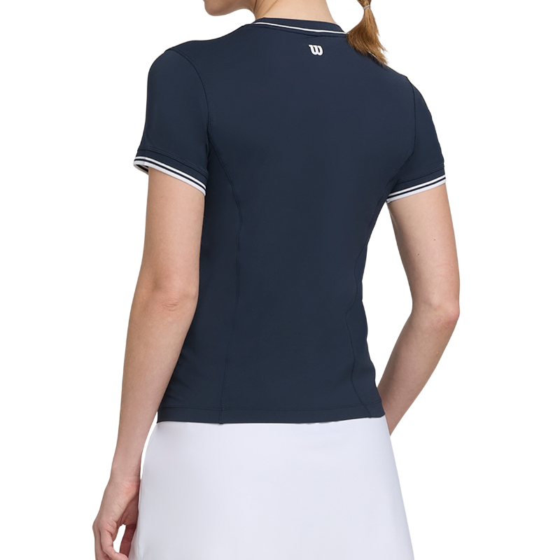 T-shirt Wilson Team Seamless Tee Bleu Marine Femme