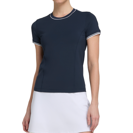 T-shirt Wilson Team Seamless Tee Bleu Marine Femme