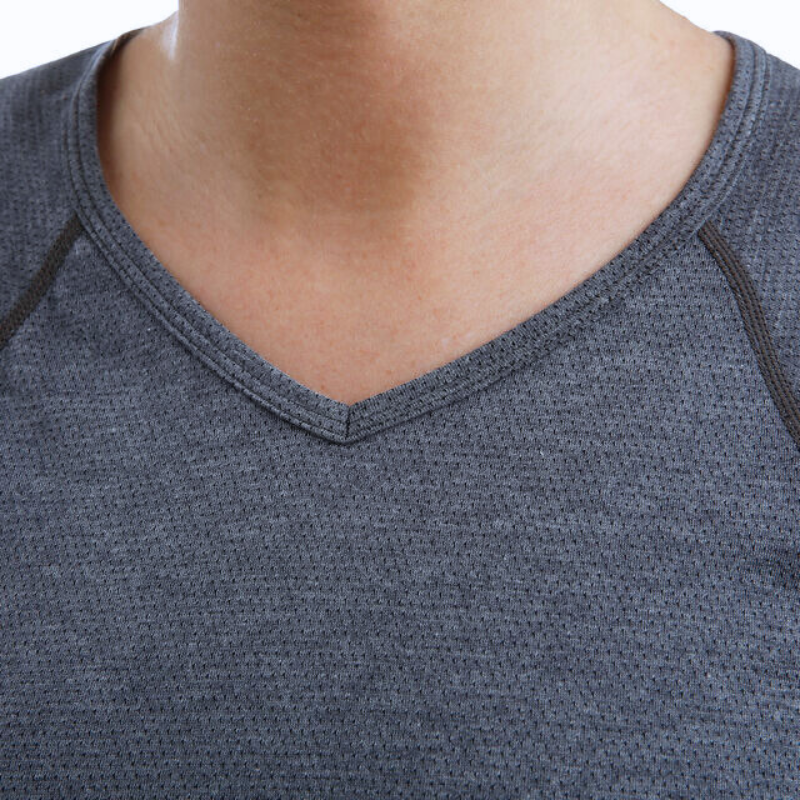 T-shirt Wilson Training V-Neck Tee Gris Femme