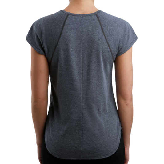 T-shirt Wilson Training V-Neck Tee Gris Femme