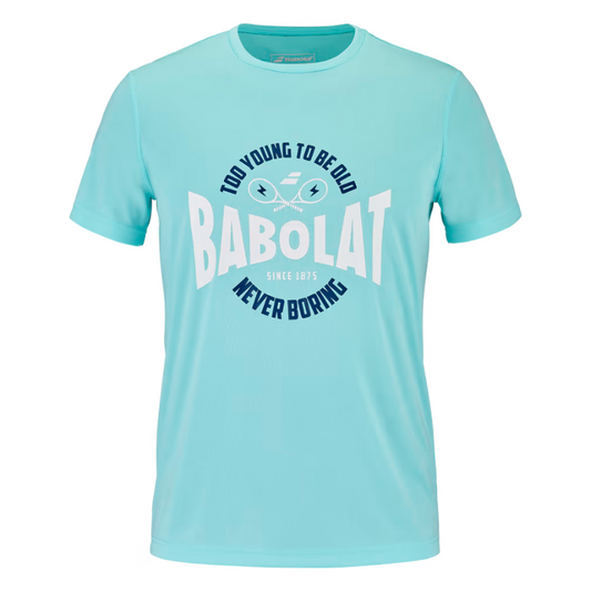 T-shirt Babolat Exercise Graphic Tee Bleu