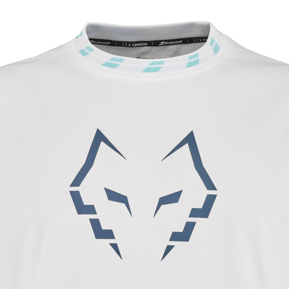 T-shirt Babolat Oversize Cotton Tee Lebron Blanc