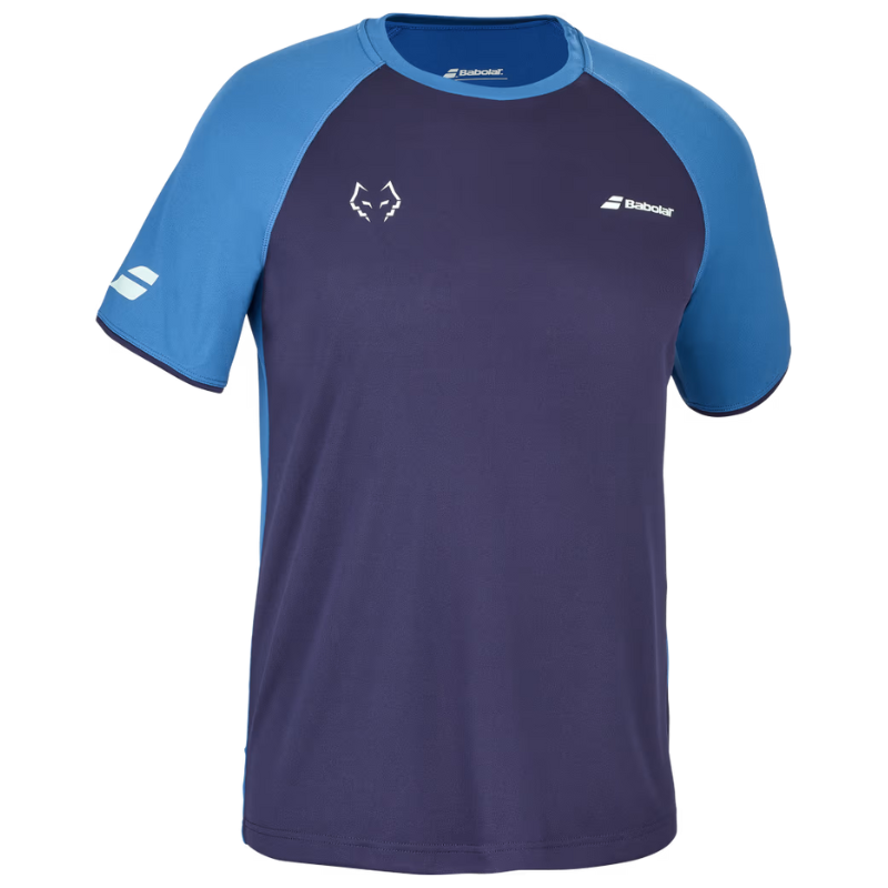 T-shirt Babolat Crew Neck Tee Lebron Bleu