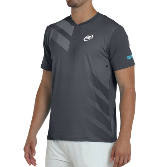 T-shirt Bullpadel Maron Noir