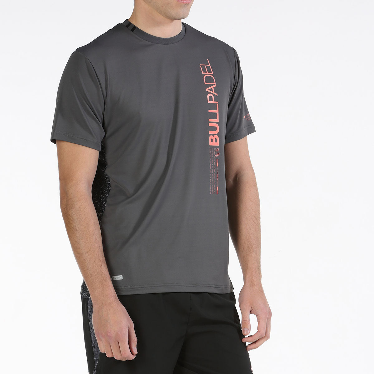 T-shirt Bullpadel Mixta Gris